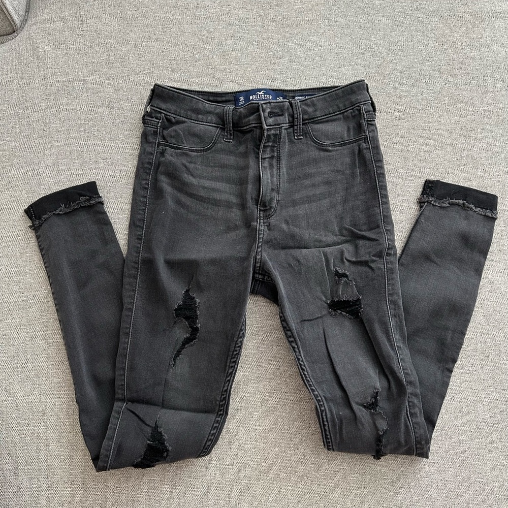 Hollister High-Waisted Black Jean Leggings